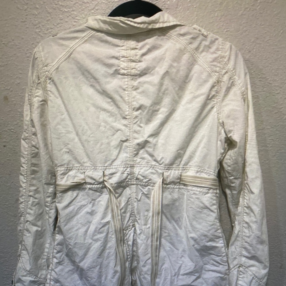 Free People Cream Utility Jacket with Waist Cinch - Picture 2 of 6